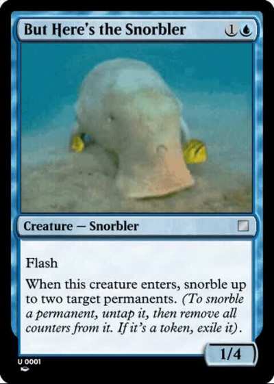 But Here's the Snorbler by yoissy was accepted!