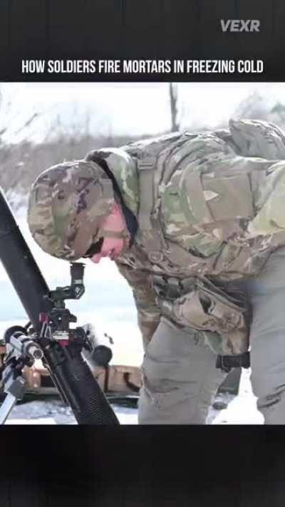 How Soldiers Fire Mortars in Freezing Cold