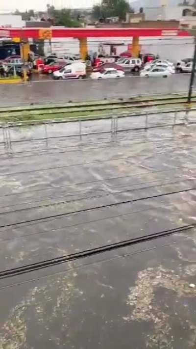 Todos bien o les agarró la inundación?