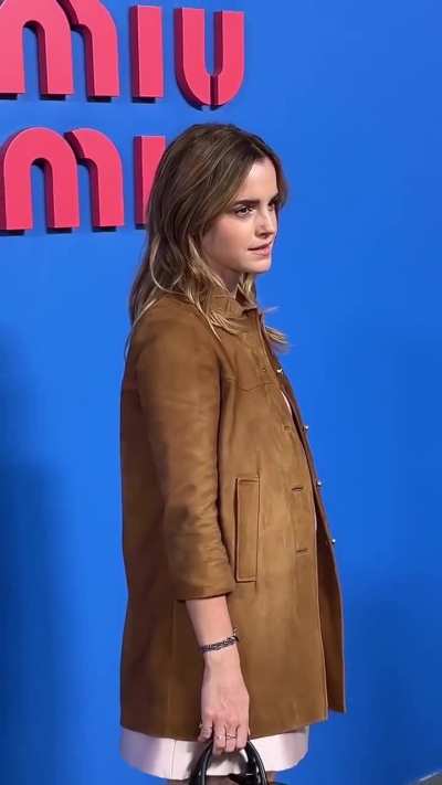 Emma attends Miu Miu Womenswear Spring Summer 2026 Fashion Show in Paris - IG October 2025