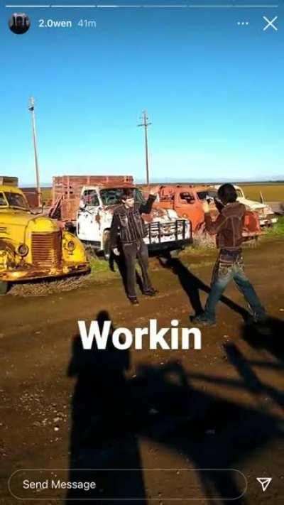 they filming another mv I think