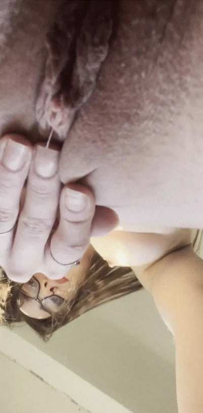 Enjoying the view down there? 