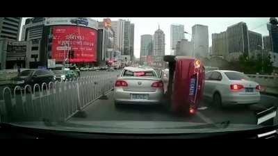 Car decides to take flight