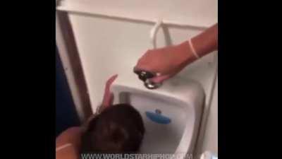 HMC while I try to drink from a urinal...