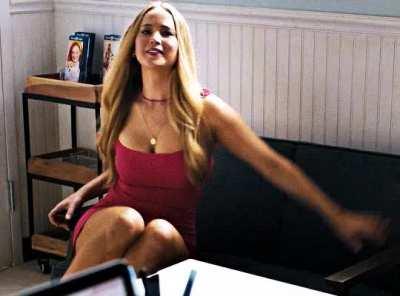Jennifer Lawrence on the casting couch