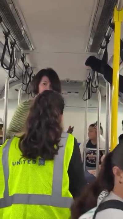 American guy and his kids racially harrassed by a Karen in an airport bus for being ethnically 'Indian'