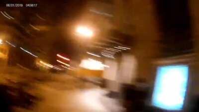 Proud Boys assault a Boogaloo Boi for wearing a BLM patch