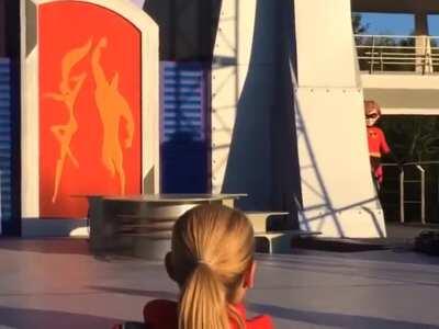 Hey, Elastigirl can't hurt you. She's not even alive. She's dead. *CHILDREN SCREAMING*