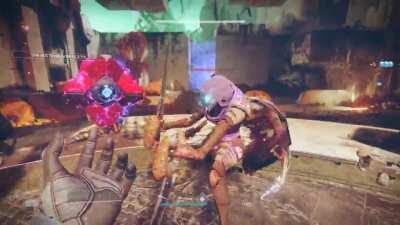Was teaching my friend how to play Destiny and discovered a new melee ability!