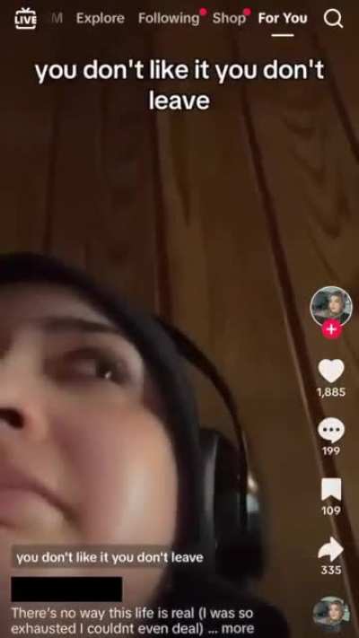 A Palestinian-American woman confronts group of people nearby who mockingly discuss how to 