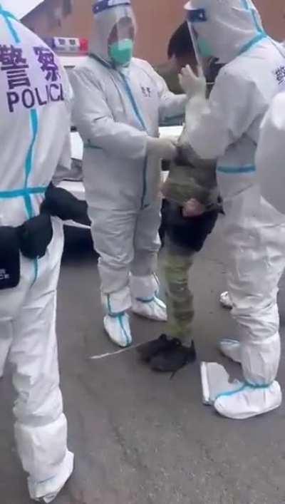 Refusing to take your daily Covid PCR test in China