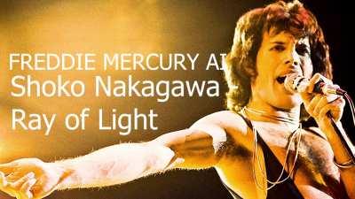 Freddie Mercury sings Ray of Light by Shoko Nakagawa
