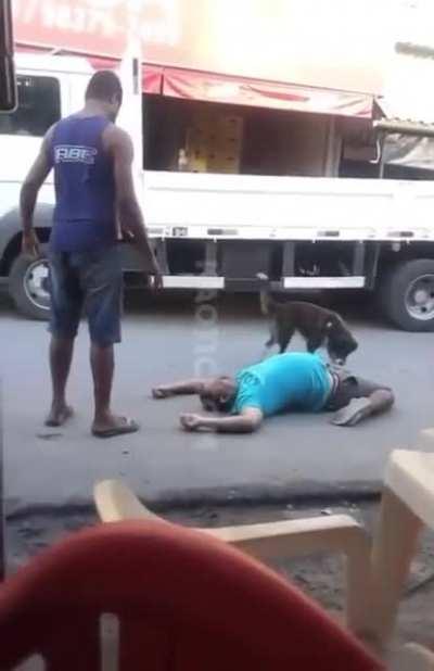 He got laid the fuck out