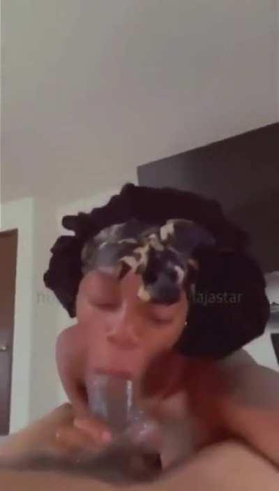 Slim mama… deep throat…