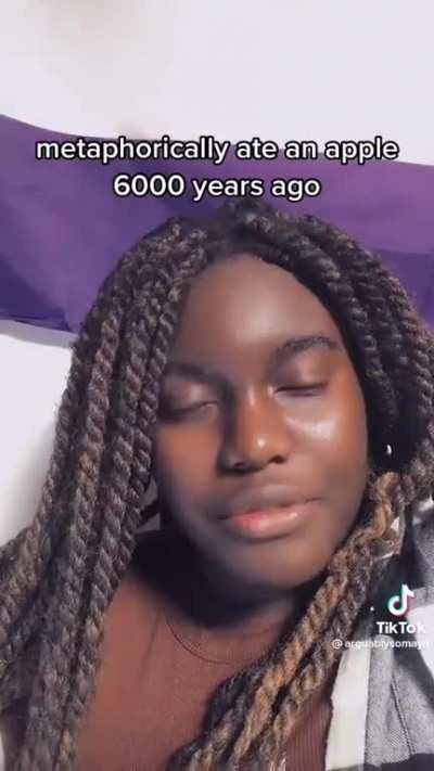 Yeah people, pay for Eve&rsquo;s sins. You deserve it. /s