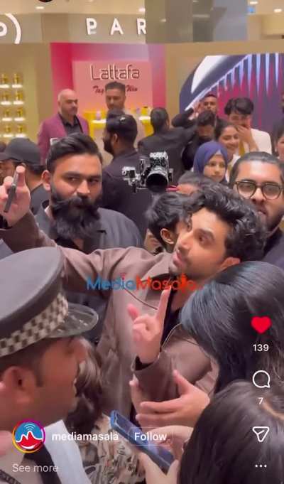 Ahad at a recent event. Guess who he met there?