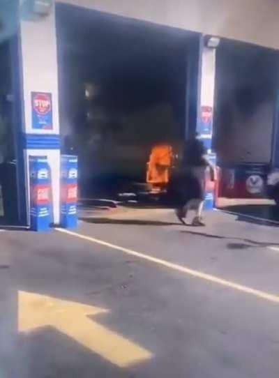 Drilling into a gas tank without checking if it's full