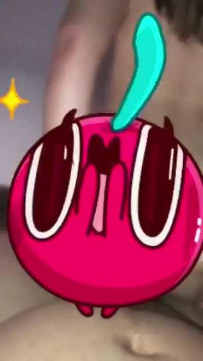 Se las debo sin sticker, pero para que escuchen y medio vean como coge esta tremenda puta