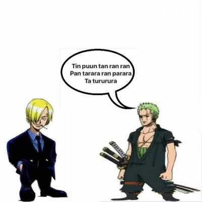 Zoro and Sanji have a (very) serious argument