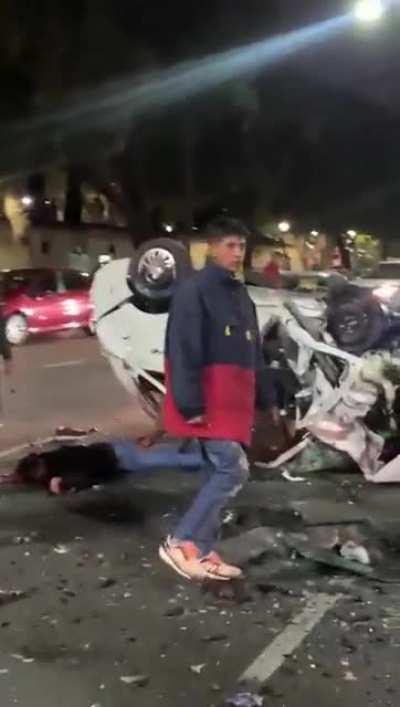 Impresionante choque en Palermo