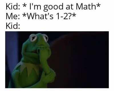 Negative numbers go brrr