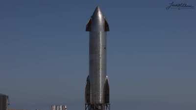 sn11 did a spring equinox dance today 🚀🐓 (credit: @TrevorMahlmann)