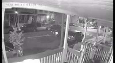 Video footage of recent shooting by college ave