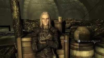 When you accidentally start the worst quest in Skyrim