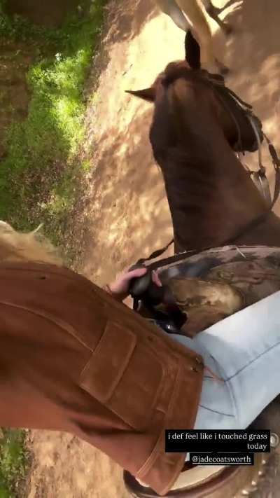 Cowgirl via IG Story 3/31/25