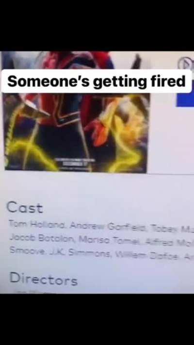 Someone is definitely getting fired