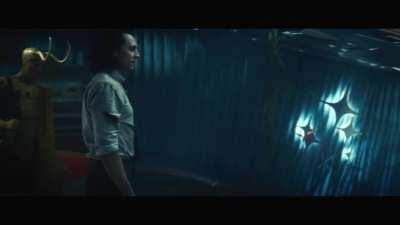 Alligator Loki sliding down in the background is adorable