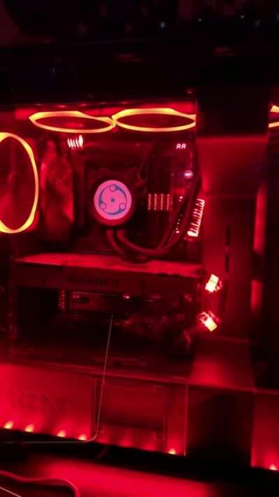 Uchiha Eye Transition CPU cooler 🔥