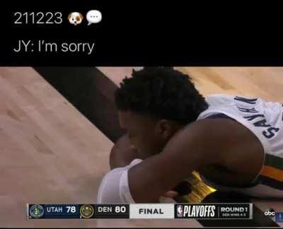 Why is she the one that is apologising ☹️☹️ (send love through Bubble if you can)