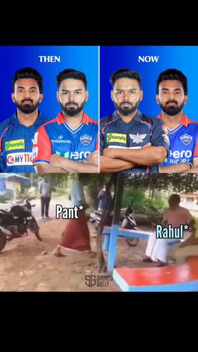 Rishabh Pant 🔄 KL Rahul 