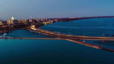 Sunset over Lake Monona Madison, WI