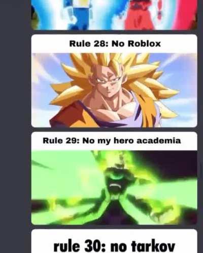 New rules for the discord