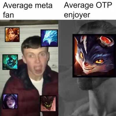 Average meta fan VS Average OTP enjoyer