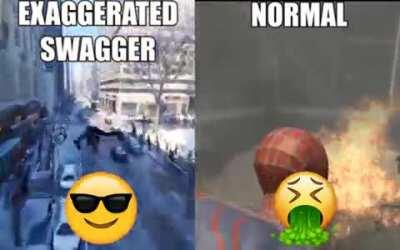 you see peter doesn't have the exaggerated swagger of a black teen because he's not black B)