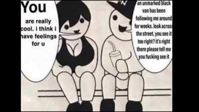 Anyone else being followed by unmarked vans