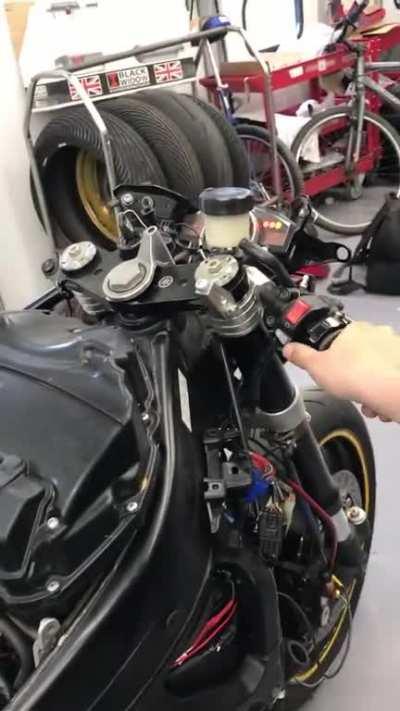 Massive leak appearing when trying to start bike???