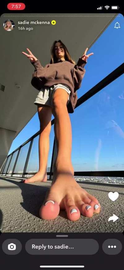 Sadie Mckenna feet
