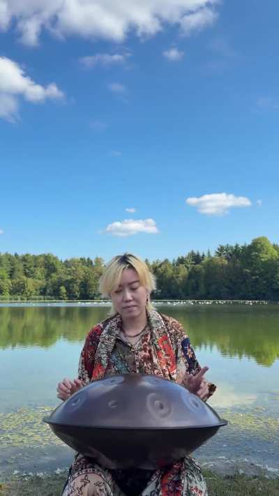 🇨🇦 Handpan | Does my handpan look like a mooncake? 🥮