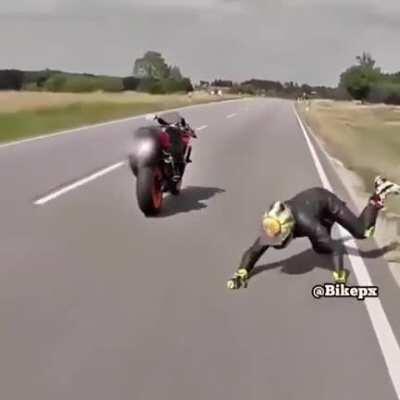 The bike is better of without him