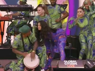 I can say that man is having a hard time on stage. (Camila Cabello)