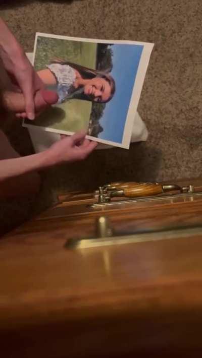 Cumtribute to cute girl I go to college with