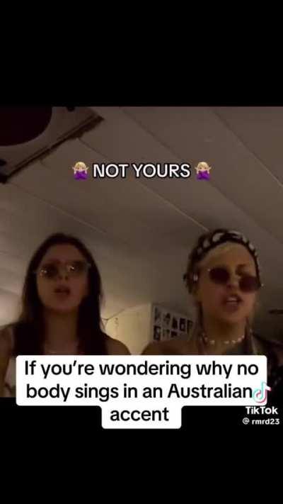 Singing with an Australian accent