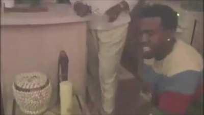 Kanye singing ‘Hey Mama’ with his mother Donda