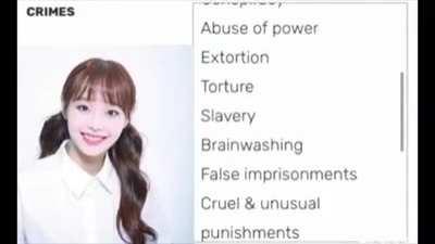 Chuu from loona naming all of gayce's crimes