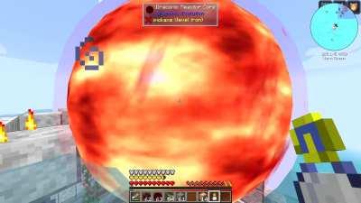 Portable nuke with Mekanism cardboard box