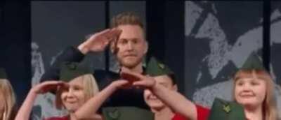 Oh that salute